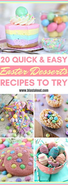 20 quick and easy easter desserts to try