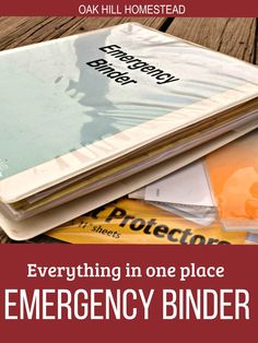 Learn swy you need an emergency binder, and how to make one in this article with DIY instructions and a checklist! Family Emergency Binder, Estate Planning Checklist, Emergency Binder, Emergency Prepardness, Emergency Preparedness Kit, Family Emergency, Emergency Preparation, Emergency Plan, Emergency Supplies