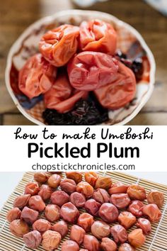 how to make unrebski pickled plums