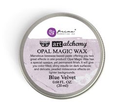 the endelomy opal magic wax is in a tin on a white background