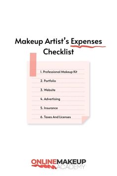 We hear you - becoming a professional makeup artist can add up to be a pretty penny! From high-quality beauty tools to advertisement, the MUA journey requires dedication! If you are a new makeup artist just joining the ranks, then we’ve got you covered! But don't worry - we have compiled an all-inclusive list of what it costs to become a makeup artist. Save and use! 💖 #makeupartist #makeup #professionalmakeup #makeupartisttips #expenseschecklist #makeupchecklist #checklist Makeup Courses, Professional Makeup Kit, Makeup Artist Tips, Makeup Course, Makeup Academy, Makeup Studio, New Makeup, Professional Makeup Artist