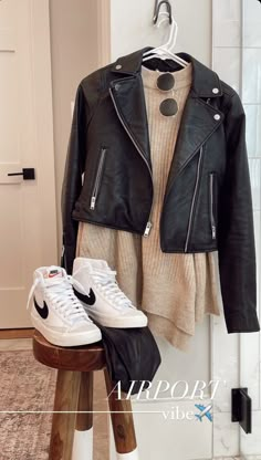 Outfit Mujer Casual, Outfits With Nike Blazers, Nike Outfit, Chic Fall Outfits, Outfit Mujer, Fashion Business Casual, Sporty Outfits