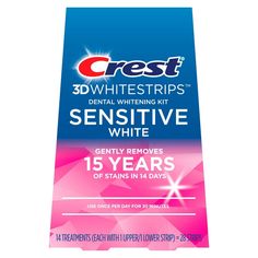 Crest Teeth Whitening Strips, Teeth Whiting At Home, Pocahontas Tattoo, Selfcare Tips, Crest 3d White, Whitening Strips, Tooth Whitening, American Dental Association, Xmas Wishlist