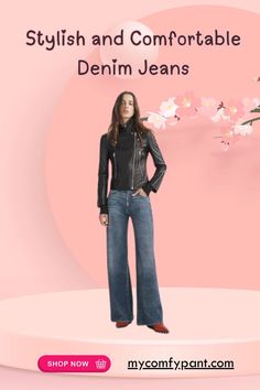 Denim Jeans Comfy Jeans, Trendy Denim, Bottom Jeans, Effortless Style, Wardrobe Essentials, Timeless Fashion, Denim Jeans, Everyday Wear, Comfort Fit