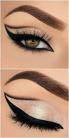 Almond Eye Makeup, Halloweenský Makeup, Diy Makeup Remover, Eyeliner Hacks, Eyeshadow Glitter, Makeup Tip, Disney Makeup