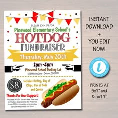 Hot Dog Fundraiser, Popcorn Fundraiser, Dog Fundraiser, Fundraiser Event