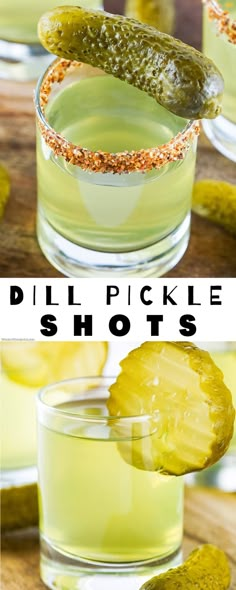 dill pickle shots are the perfect summer drink