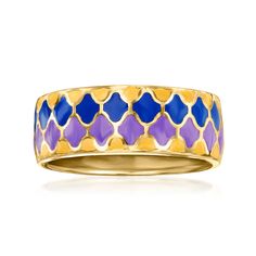 Enamel Jewellery, Fine Jewelery, Enamel Ring, Enamel Jewelry, Shades Of Orange, Sterling Silver Bands, Pretty Colours, Blue And Purple, Jewelry Rings