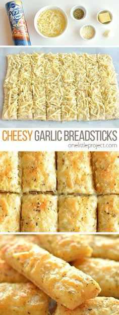 cheesy garlic breadsticks are the perfect appetizer for any occasion