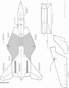 a paper model of a fighter jet that is cut out and ready to be assembled