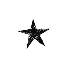 a black and white drawing of a star