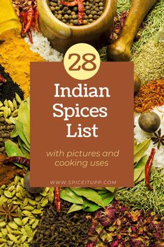 Indian Spices List, Spices List, Cooking Indian Food, Spice Combinations, Homemade Spice Blends