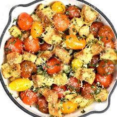 a bowl filled with lots of different types of food