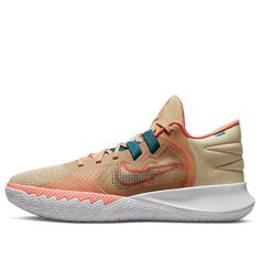 Nike Kyrie Flytrap 5 'Rattan Hemp' CZ4100-200 (SNKR/Khaki/Unisex/Basketball/Kyrie Irving) Basketball Kyrie Irving, Kyrie Flytrap 5, Nike Kyrie Low 4, Kyrie Low 4, Nike Kyrie Flytrap, Kyrie Irving, Nike Kyrie, Stylish Sneakers, Perfect Pair