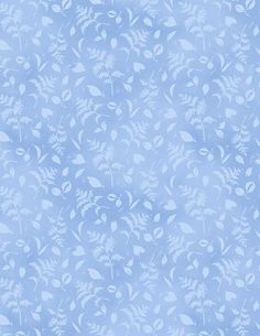 Dreaming in Blue - Leaves All Over Medium Blue. 3060 36276 404 - Product Type: Yardage - Fabric Collection: Dreaming in Blue - Designer: Deane Beesley - Manufacturer: Wilmington Prints - Theme:  Floral, Leaves - Fabric Type: 100% Cotton - Fabric Width: 44/45" Blue Pattern Fabric, Fabric Leaves, Free Quilting Patterns, Leaves Fabric, Quilter Gifts, Blue Quilt, Felt Books, Floral Leaves, Cotton Labels