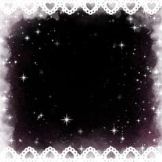 a black and white photo with stars in the sky on it's border, as well as an empty space for text