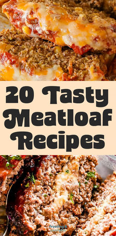 tasty meatloaf recipe with the title overlay