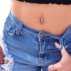 Dangle Belly Rings, Belly Piercing, Belly Ring, Belly Rings, Belly Button Rings, Piercings, Cubic Zirconia, Gemstones, Ring