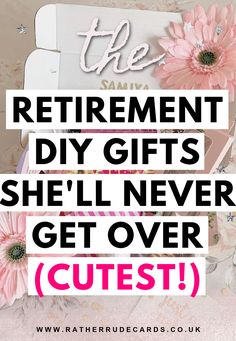 DIY creative cheap funny retirement gift ideas for women Gift Ideas For Retiring Principal, Funny Diy Retirement Gift Ideas, Retirement Diy Gifts For Women, Last Minute Retirement Gifts, Retirement Gag Gifts Funny, Handmade Retirement Gifts