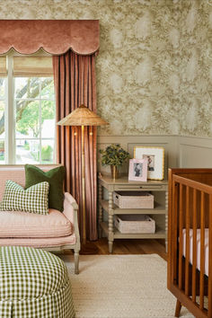 Sweet Dreams: 9 Charming Nurseries That Are Big on Design | The Scout Guide Baby Crib Sheets, Nursery Inspo, Up House, Country Design, Big Girl Rooms, Baby's Room