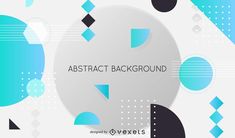 abstract background with blue and black shapes