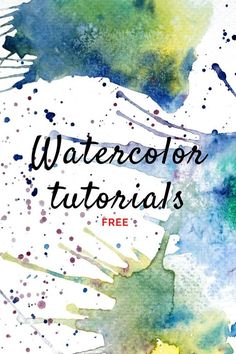 watercolor brushes with the text free