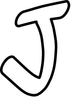 a black and white drawing of the letter t