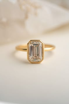 vintage emerald cut engagement ring Vintage Emerald Cut Engagement Ring, Ring Redesign, Wedding Ring Emerald, Engagement Ring Ideas, Agate Wedding Ring, Emerald Engagement Ring Green, Heirloom Ring, Engagement Ring Custom, Custom Wedding Ring