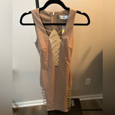 Very Sexy Dress With Open Laced Up Sides, Open Back And Revealing Drift Area. Super Nice And Brand New With Tag. Nika Dress, Black Tshirt Dress, Sweetheart Bridesmaids Dresses, Petite Leggings, Boho Tunic Dress, Cheetah Dress, Striped T Shirt Dress, Pinup Couture, Mesh Bodycon Dress