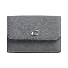 With multiple card slots to keep you organized, this Trifold Leather Wallet by COACH is a triple threat..4-1/4'W x 2-3/4'H x 1'D); 0.2 lbs. approx. weight.Snap closure.Hardware tone varies by color.6 interior cars slots & full-length bill compartment.Leather.Spot clean.Imported Compact Coach Wallet, Coach Bifold Coin Purse With Card Slots, Compact Coach Trifold Wallet With Card Slots, Elegant Compact Coach Trifold Wallet, Coach Trifold Wallet With Card Slots, Coach Rectangular Card Holder With Coin Pocket, Coach Bifold Card Holder With Interior Slots, Elegant Coach Trifold Wallet With Coin Pocket, Coach Bifold Card Holder For Formal Occasions