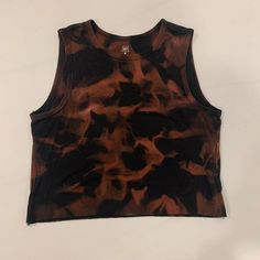 Tank Top Crop Top, Tie Dye Tank Top, Top Crop, Alternative Outfits, I Made It, Basic Outfits, Upcycle Clothes