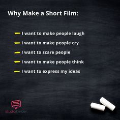 Film Making Quotes, Film Making Tips, Filming Tricks, Film Prompts, Short Film Ideas, Short Film Scripts