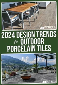 Exploring 2024 Design Trends for Outdoor Porcelain Tiles	2024 Design Trends for Outdoor Porcelain Tiles 2024 Design Trends, Outside Steps, Pool Surrounds, Innovative Design Ideas