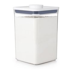 Oxo Pop 4.4qt Plastic Big Square Airtight Food Storage Container Clear : Target Oatmeal Coffee, Oxo Pop Containers, Cereal Oatmeal, Organiser Cucina, Apartment Stuff, Pantry Makeover, Airtight Storage, Kitchen Containers, Airtight Food Storage