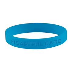 Custom Silicone Bracelet in Blue | Health and Beauty | Awarness Bracelets Casual Blue Hypoallergenic Jewelry, Blue Hypoallergenic Bracelets, Blue Hypoallergenic Round Bracelets, Hypoallergenic Blue Round Bracelets, Casual Blue Bangle Bracelet, Casual Blue Bangle Bracelets, Adjustable Blue Band Bracelets, Blue Health, Rubber Bracelets