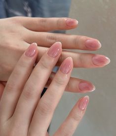 Mauve Nail Designs, Mauve Nails, Minimal Nails Art, Nail Looks, Hello Nails, Hippie Nails, Minimal Nails, Blush Nails, Pretty Gel Nails