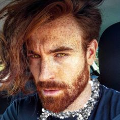 Redheaded Men, Red Headed Men, Long Hair And Beard, Ginger Hair Men, Mens Hairstyles With Beard, Redhead Men, Ginger Boy, Ginger Beard, Hairstyle Men