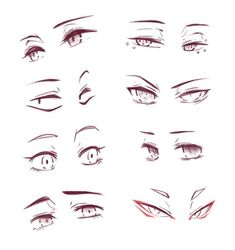 the different types of eyes and how to draw them