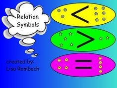 an image of a cartoon character with the caption symbols above it that says,'creation and relation symbols created by lisia rombach