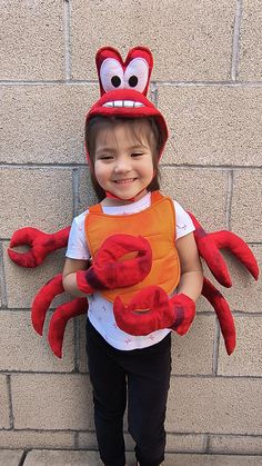 Crab Costume Sebastian inspired  Suitable for children 2-10 years old Adult size suitable for XS - LARGE  Processing time for shell is 5-7 business days. Processing time for other items is 2-4 days. If you need your order rushed and shipped out, add this listing to your cart and purchase. This list is just to move your order to the front of the line so it can be shipped out quicker. The order will be shipped 1 to 2 days after purchase. https://www.etsy.com/listing/1569376272/rush-my-order Crab Costume Adult, Crab Costume, Halloween Party Dress, Family Halloween Costumes, Family Halloween, Kids Costumes, The Line, Crab, Headpiece