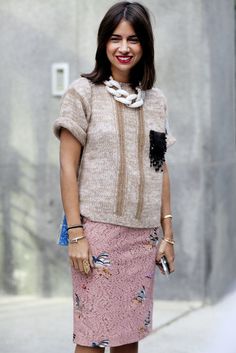 embellished pocket Natasha Goldenberg, Fashion Week Spring 2014, Popsugar Fashion, The Best Street Style, Milan Fashion Weeks, Women Street, Russian Fashion, Best Street Style, Style Crush