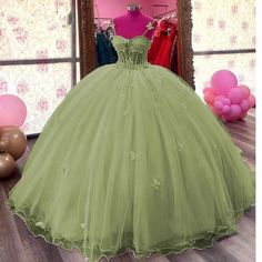 Simple Quinceanera Dresses, Princess Tiana Dress, Ball Gown Sweet 16, Princess Sweet 16, Dress Sweet 16, Tiana Dress