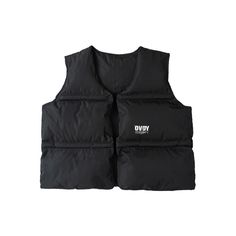 Warm, yet lightweight, and comfy, the down-filled dropped vest is a staple in a flexible, to wear as an urban outerwear piece for the mid-season or paired with a windproof jacket on the coldest of days.EXTERIO&LINING: 100% Encrypted Nylon; PADDING: 70% Spandex, 30% Down Cotton Crafted from lightweight nylon ripstop Down-filled quilted jacket design Graphic & Letters print on front left chest Nylon lining, matte saison Good wrinkle resistance and extensibility Front placket opening & closure No p Nylon Vest For Streetwear, Functional Streetwear Vest, Functional Vest For Streetwear, Functional Fall Streetwear Vest, Urban Vest For Outdoor Activities, Black Down Vest For Fall, Fall Nylon Vest For Streetwear, Fall Puffer Vest For Streetwear, Fall Streetwear Puffer Vest