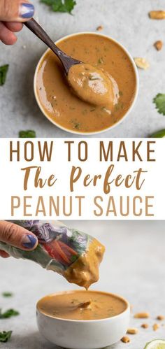 how to make the perfect peanut sauce