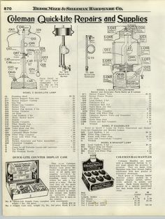 an instruction manual for the glemman quilk - lite repair and supplies