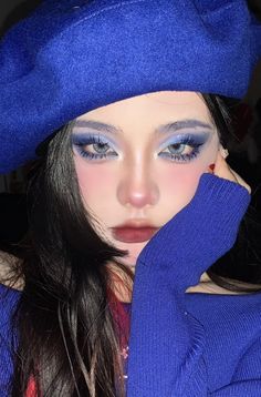 Blue Makeup Looks, Yellow Makeup, Makeup Tip, Ulzzang Makeup