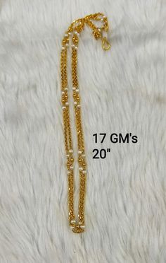 Thali Chain, Silver Anklets Designs, Gold Earrings For Kids, Pearl Chains, Indian Wedding Jewelry Sets, Modern Gold Jewelry