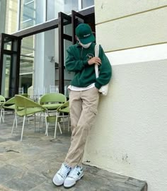 Green Hoodie Outfit Aesthetic Men, New Balance 550 Outfit Men Black, New Balance 550 Fits Men, Green Gray Outfit, Men’s New Balance Outfit, Softboy Outfits Summer, Green Shoes Outfit Men, Green Hoodie Outfit Men, 550 Outfit Men