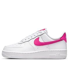 (WMNS) Nike Air Force 1 '07 'White Pink Prime' DD8959-102 (AF1/SNKR/Skate/Casual/Low Top/Women's) Nike White Custom Athleisure Sneakers, Nike White Custom Sneakers For Athleisure, White Nike Air Force 1 For Streetwear, White Custom Athleisure Sneakers With Air Max Cushioning, Nike Air Force 1 Low-top In White, White Low-top Nike Air Force 1 With Branded Insole, Nike Air Force 1 White Cushioned For Light Sports, White Custom Sneakers For Streetwear, White Custom Sneakers For Streetwear In Athleisure Style