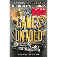 the book cover for games unto love is power by jennifer lynn barness and only at